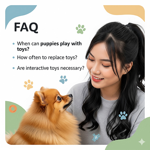 FAQ đồ chơi cho chó Phốc sóc: chọn cho Pom con, thay mới, đồ chơi thông minh