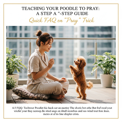 Câu hỏi thường gặp khi dạy chó Poodle trick lạy