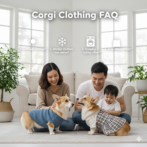 FAQ quần áo cho chó Corgi – Giải đáp câu hỏi thường gặp về trang phục Corgi