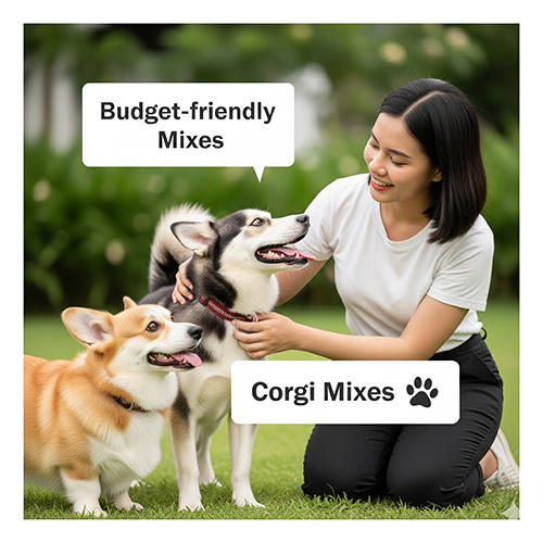Giá chó Corgi lai – Husky, Phốc Sóc, Poodle, Nhật