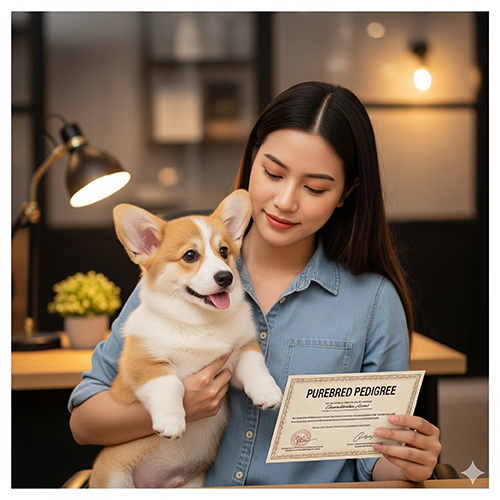 Giá chó Corgi thuần chủng – không giấy, có VKA và nhập khẩu FCI