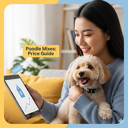 Giá chó Poodle lai – chi phí nuôi phụ thuộc giống phối, ngoại hình và trại nhân giống