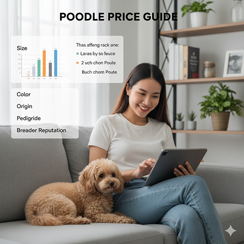 Giá chó Poodle tại Việt Nam – phụ thuộc size, màu lông, nguồn gốc và giấy tờ
