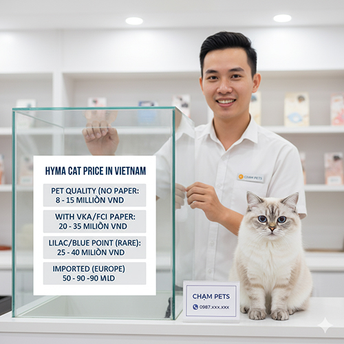 Giá mèo Anh lông ngắn Hyma tại Việt Nam theo từng phân khúc