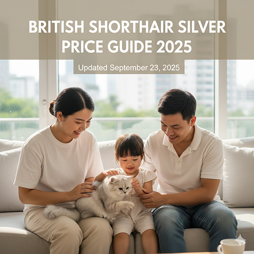 Giá mèo Anh lông ngắn silver mới nhất năm 2025 cùng hướng dẫn chi tiết