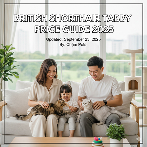 Giá mèo Anh lông ngắn tabby mới nhất năm 2025 – Chạm Pets