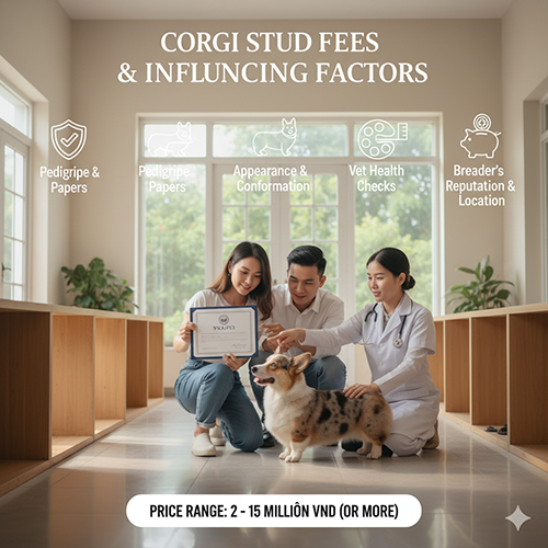 Giá phối giống Corgi tại Việt Nam và các yếu tố ảnh hưởng đến chi phí
