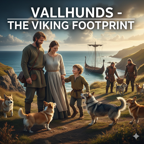 Giả thuyết Vallhunds – dấu chân Viking trong nguồn gốc Corgi, lai giữa Vallhunds Thụy Điển và chó bản địa Wales