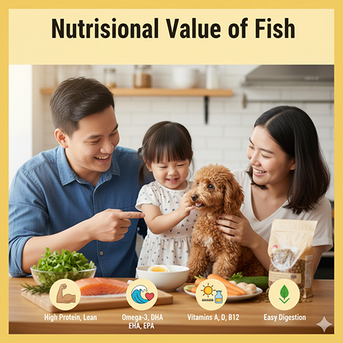 Giá trị dinh dưỡng của cá cho chó Poodle – giàu protein, omega-3, vitamin và dễ tiêu hóa