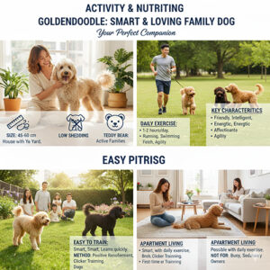 Poodle lai Golden (Goldendoodle) – giống chó thông minh, tình cảm, người bạn đồng hành lý tưởng cho gia đình