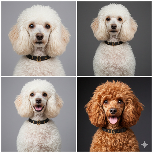 Hình nền và ảnh nghệ thuật chó Poodle đẹp, dễ thương