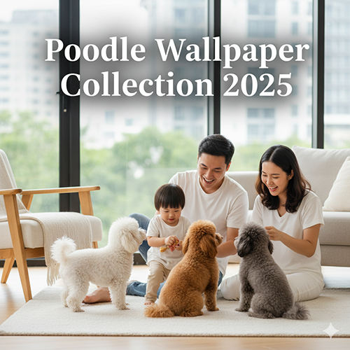 Hình nền chó Poodle đẹp 2025 cho điện thoại và máy tính