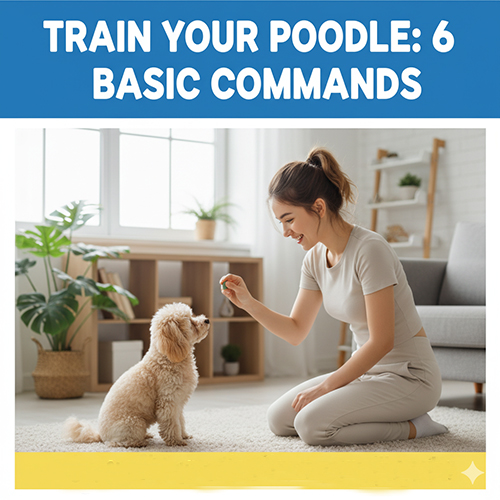 Huấn luyện chó Poodle với 6 lệnh cơ bản giúp bé ngoan và dễ dạy