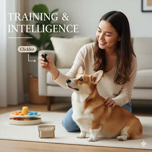 Huấn luyện chó Corgi – giống chó thông minh, học lệnh nhanh và dễ đào tạo
