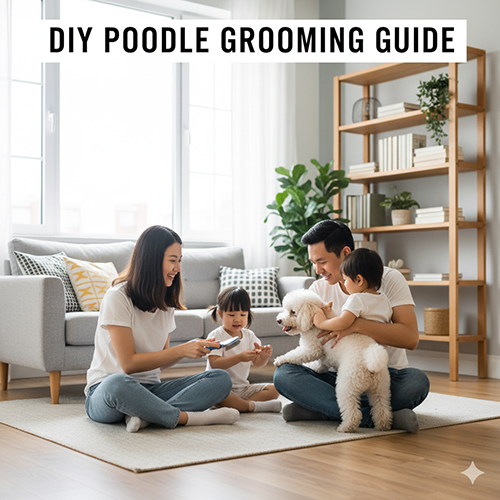 Hướng dẫn Grooming Poodle tại nhà – Quy trình tự làm đúng cách cho người mới