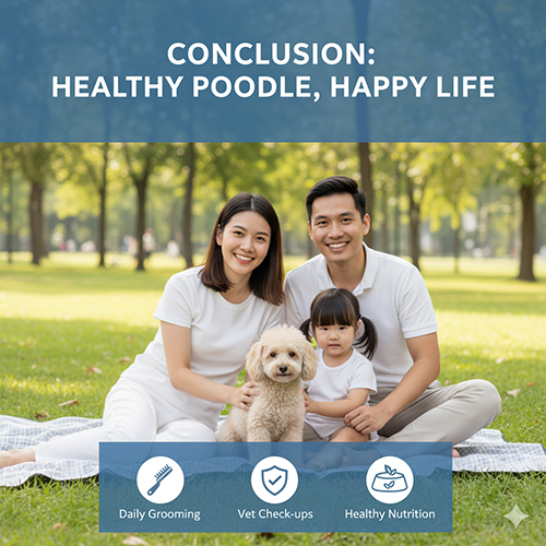 Kết luận về bệnh viêm da ở chó Poodle: nhận biết sớm, điều trị đúng cách và chăm sóc toàn diện