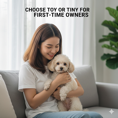 Kết luận về chó Poodle nhỏ – nên chọn Toy hoặc Tiny cho người nuôi lần đầu thay vì Teacup