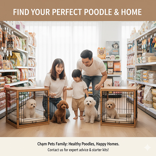 Gia đình chọn chuồng và Poodle con tại cửa hàng – kết luận và lời kêu gọi hành động từ Chạm Pets
