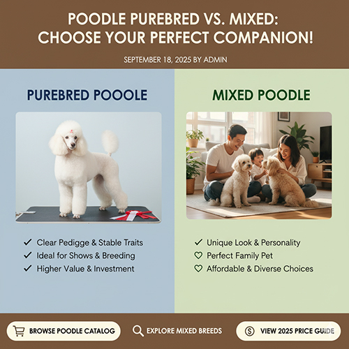 Kết luận Poodle thuần và Poodle lai – thuần hợp thi show, nhân giống; lai hợp nuôi chơi gia đình, chi phí hợp lý