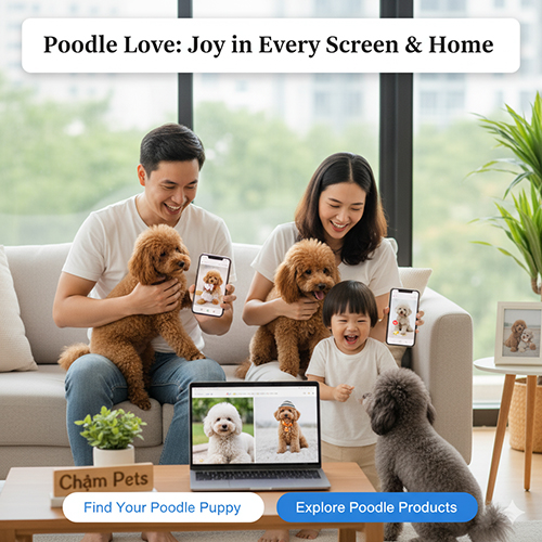 Kết luận & CTA hình nền chó Poodle dễ thương 2025