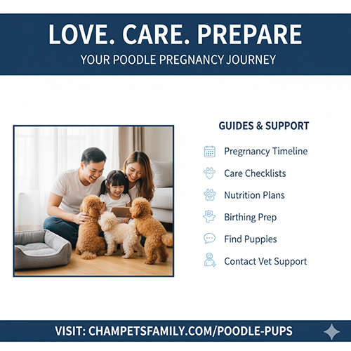 Kết luận 🐩 – Nhận biết dấu hiệu chó Poodle mang thai & liên hệ tư vấn