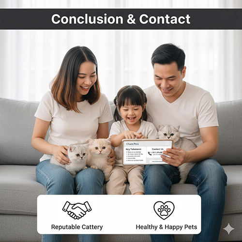 Kết luận và liên hệ mua mèo Anh lông ngắn chân ngắn tại Chạm Pets