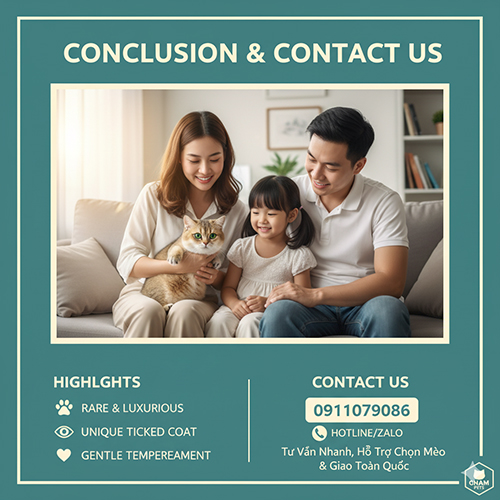 Gia đình cùng mèo Anh lông ngắn Golden Ticked (ny25), liên hệ Chạm Pets để tư vấn chọn mua mèo thuần chủng