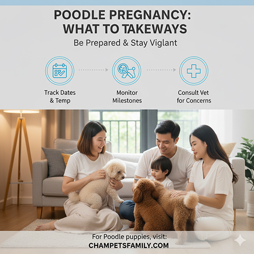 ✅ Kết luận & lưu ý khi chó Poodle mang thai: theo dõi, chăm sóc & liên hệ Chạm Pets Family