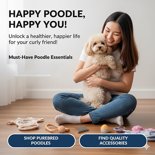 Phụ kiện chó Poodle – giải pháp giúp chăm sóc bé xoăn khỏe mạnh, đáng yêu hơn mỗi ngày