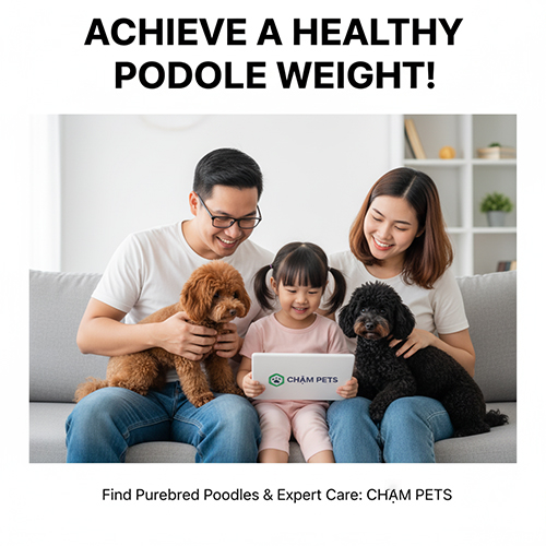 Kết luận: cách giúp Poodle tăng cân khỏe mạnh bằng chế độ ăn khoa học và dinh dưỡng đầy đủ.