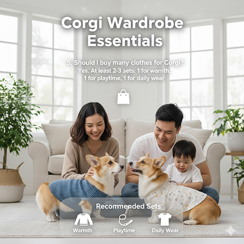 Kết luận về quần áo cho chó Corgi – Bảo vệ sức khỏe, vệ sinh và tăng tính thẩm mỹ