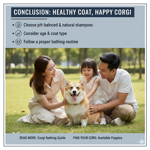 Kết luận & CTA – Sữa tắm cho Corgi giúp lông đẹp và da khỏe