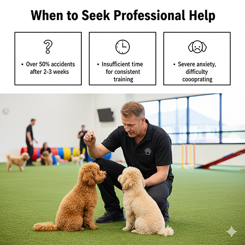 Khi nào cần đưa chó Poodle đến trung tâm huấn luyện chuyên nghiệp
