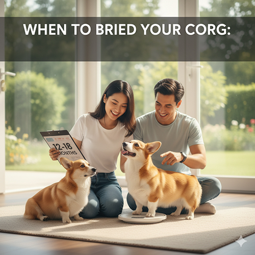 Thời điểm an toàn để phối giống chó Corgi, độ tuổi phù hợp cho chó cái và chó đực