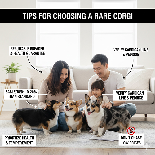Kinh nghiệm chọn mua chó Corgi màu hiếm an toàn và uy tín