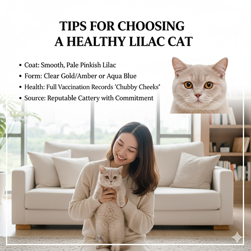 Kinh nghiệm chọn mua mèo Anh lông ngắn lilac chuẩn đẹp – lông mịn, mắt vàng/ xanh ngọc, form tròn, má bánh bao