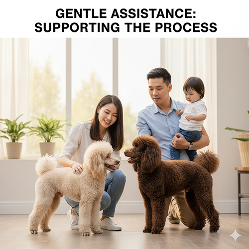 inh nghiệm hỗ trợ phối giống chó Poodle nhẹ nhàng và hiệu quả