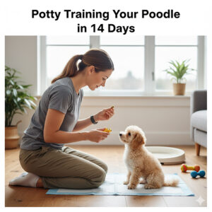 Huấn luyện chó Poodle đi vệ sinh đúng chỗ tại nhà từng bước
