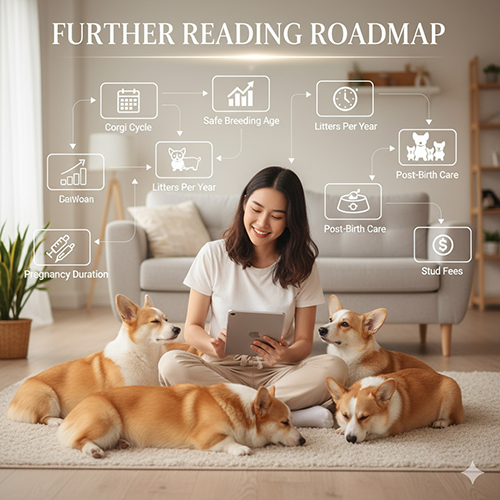 Lộ trình đọc tiếp về sinh sản chó Corgi – chu kỳ, độ tuổi, tần suất, mang thai, chăm sóc và giá phối giống