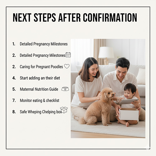 Lộ trình đọc tiếp theo 🐩 – Hướng dẫn chăm sóc Poodle mang thai sau khi xác nhận