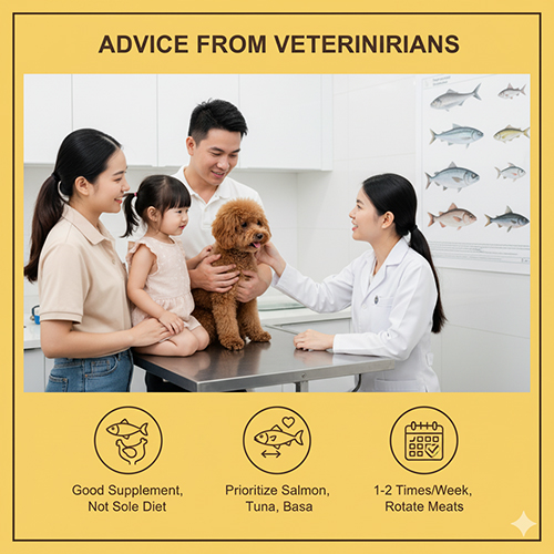 Lời khuyên từ bác sĩ thú y khi cho Poodle ăn cá – loại cá nên chọn, tần suất và lưu ý dị ứng