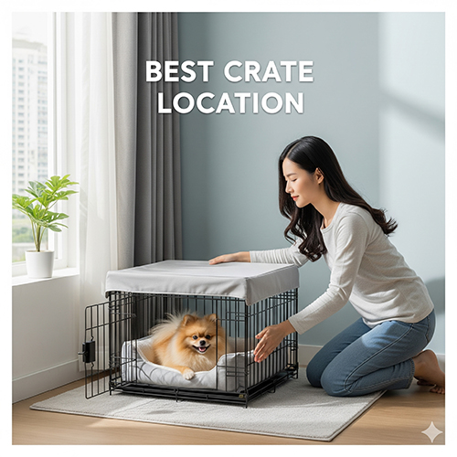Lưu ý khi đặt chuồng nuôi chó Phốc sóc trong nhà và chung cư