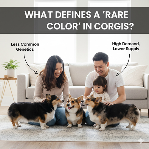 Màu hiếm ở chó Corgi là gì và vì sao chúng đặc biệt