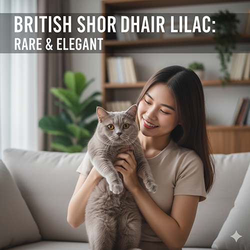 Mèo Anh lông ngắn lilac (British Shorthair Lilac) quý hiếm và sang trọng