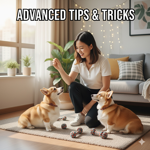 Huấn luyện nâng cao cho chó Corgi với mẹo và lưu ý giúp tăng tập trung và vâng lời 🐶✨