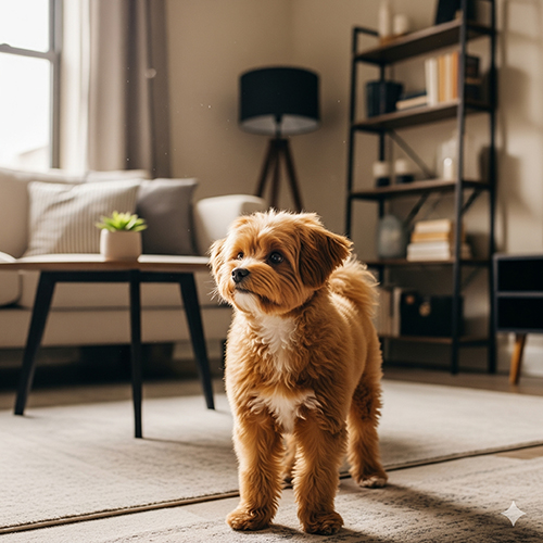 Ngoại hình chó Pomapoo – Phốc Sóc lai Poodle nhỏ gọn, dễ thương