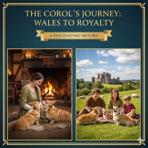 Nguồn gốc chó Corgi – từ đồng cỏ xứ Wales, giống chó chăn gia súc nhỏ gọn, nhanh nhẹn, đến biểu tượng Hoàng gia Anh