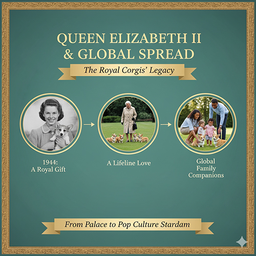 Nữ hoàng Elizabeth II và sự lan tỏa toàn cầu của Corgi – từ món quà Susan năm 1944 đến biểu tượng văn hóa Hoàng gia Anh