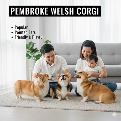 🐶 Pembroke Welsh Corgi – Đặc điểm, tính cách và giá bán tại Việt Nam