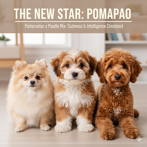 Pomapoo – chó Phốc Sóc lai Poodle dễ thương, thông minh và được yêu thích nhất hiện nay